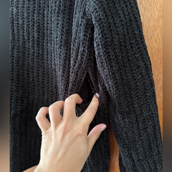 Size M Express Black Sweater - Picture 3 of 3